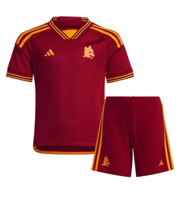 AS Roma Primera Equipación Niños 2023-24 Manga Corta (+ Pantalones cortos)